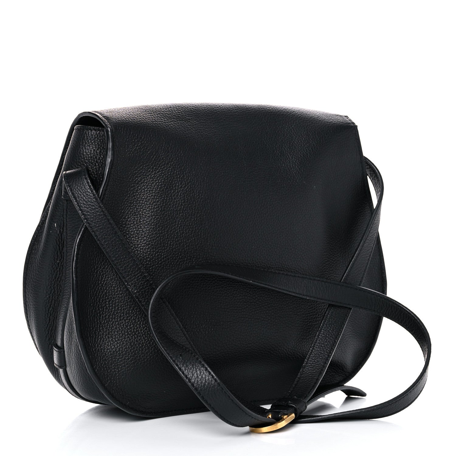 Chloe Calfskin Medium Marcie Round Crossbody Bag Black 3 of 15