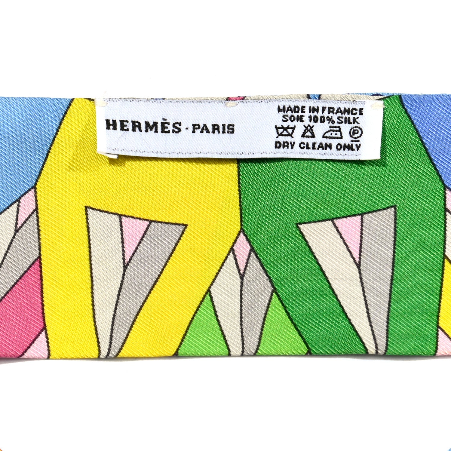 Hermes Silk La Rose Des Vents Twilly 3 of 3