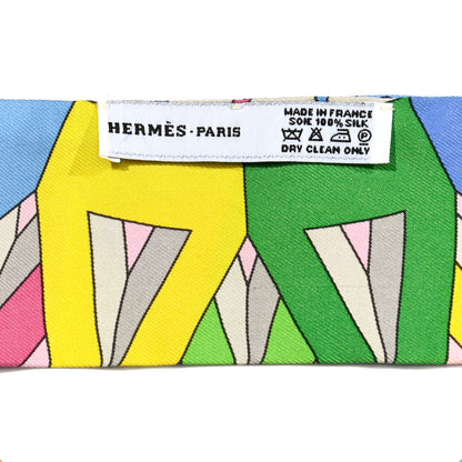 Hermes Silk La Rose Des Vents Twilly 3 of 3