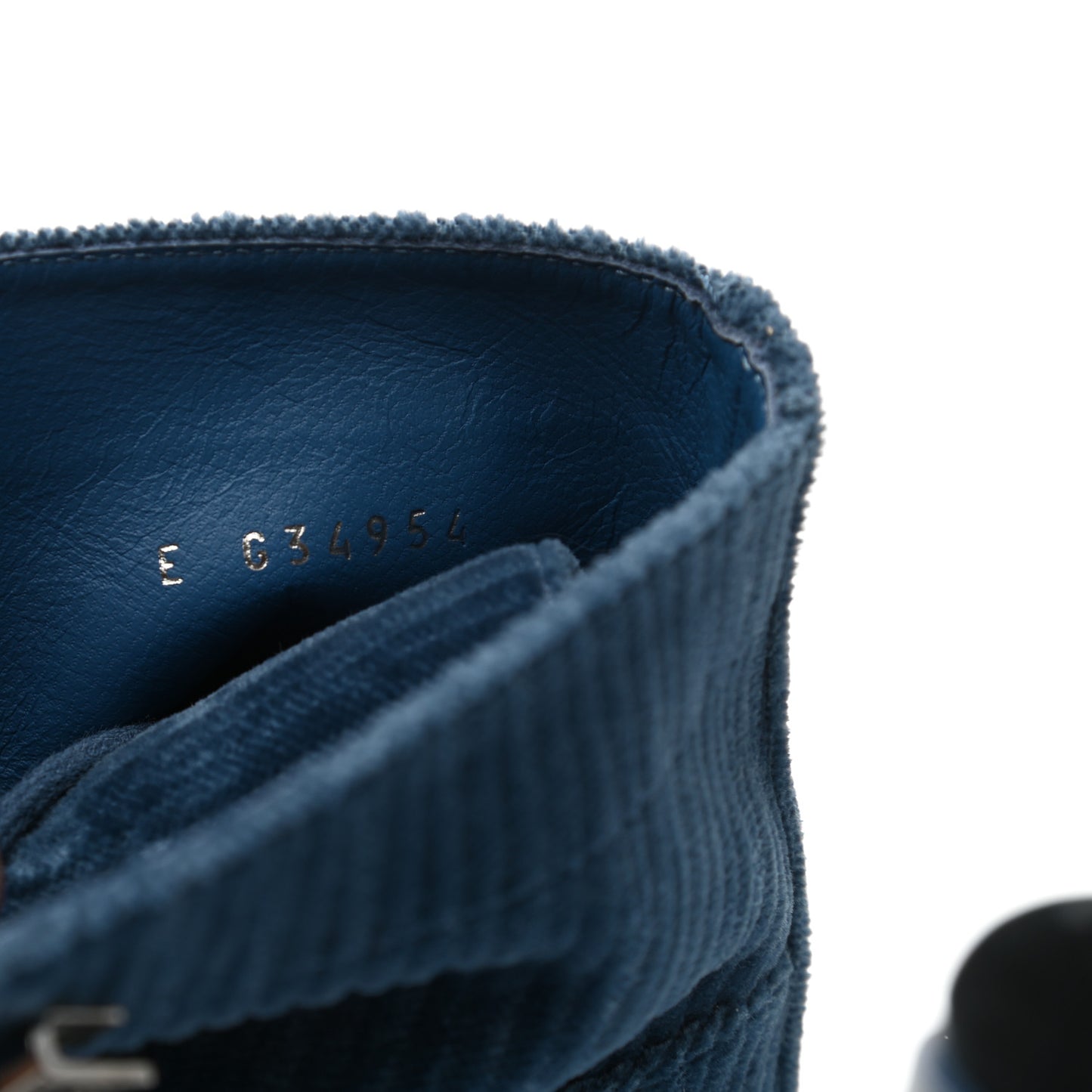 Velvet CC Combat Boots 37 Blue Black