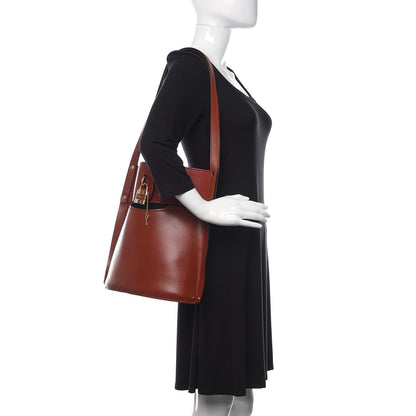 Chloe Smooth Calfskin Medium Aby Bucket Bag Brown 2 of 10