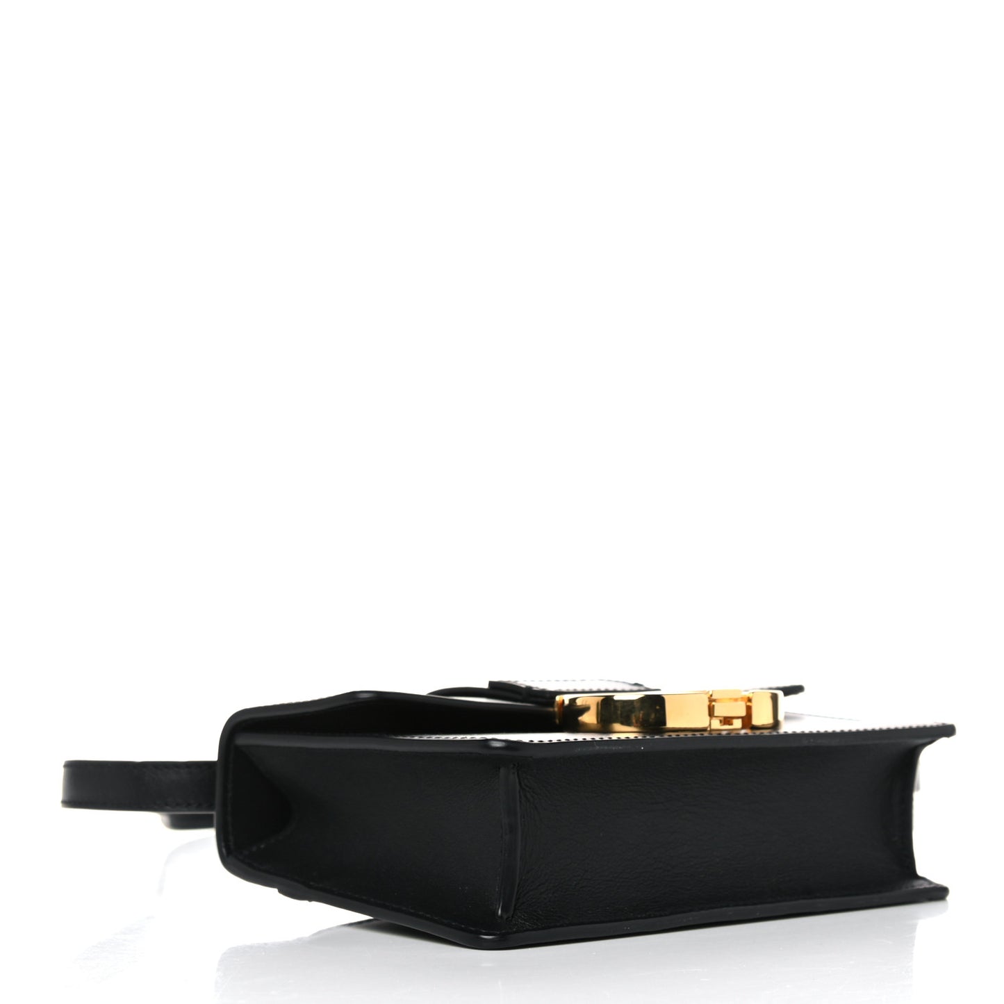 Smooth Calfskin Micro 30 Montaigne Flap Bag Black