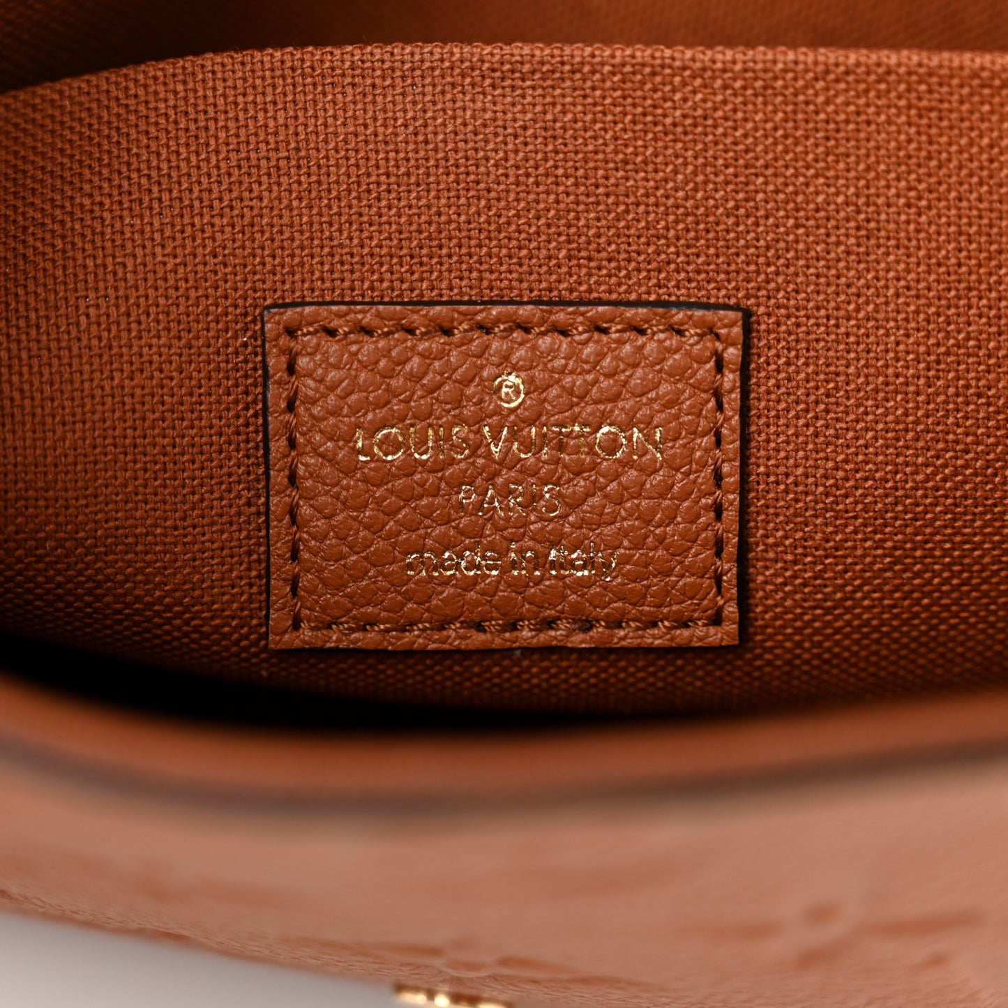 Empreinte Pochette Felicie Chain Wallet Cognac