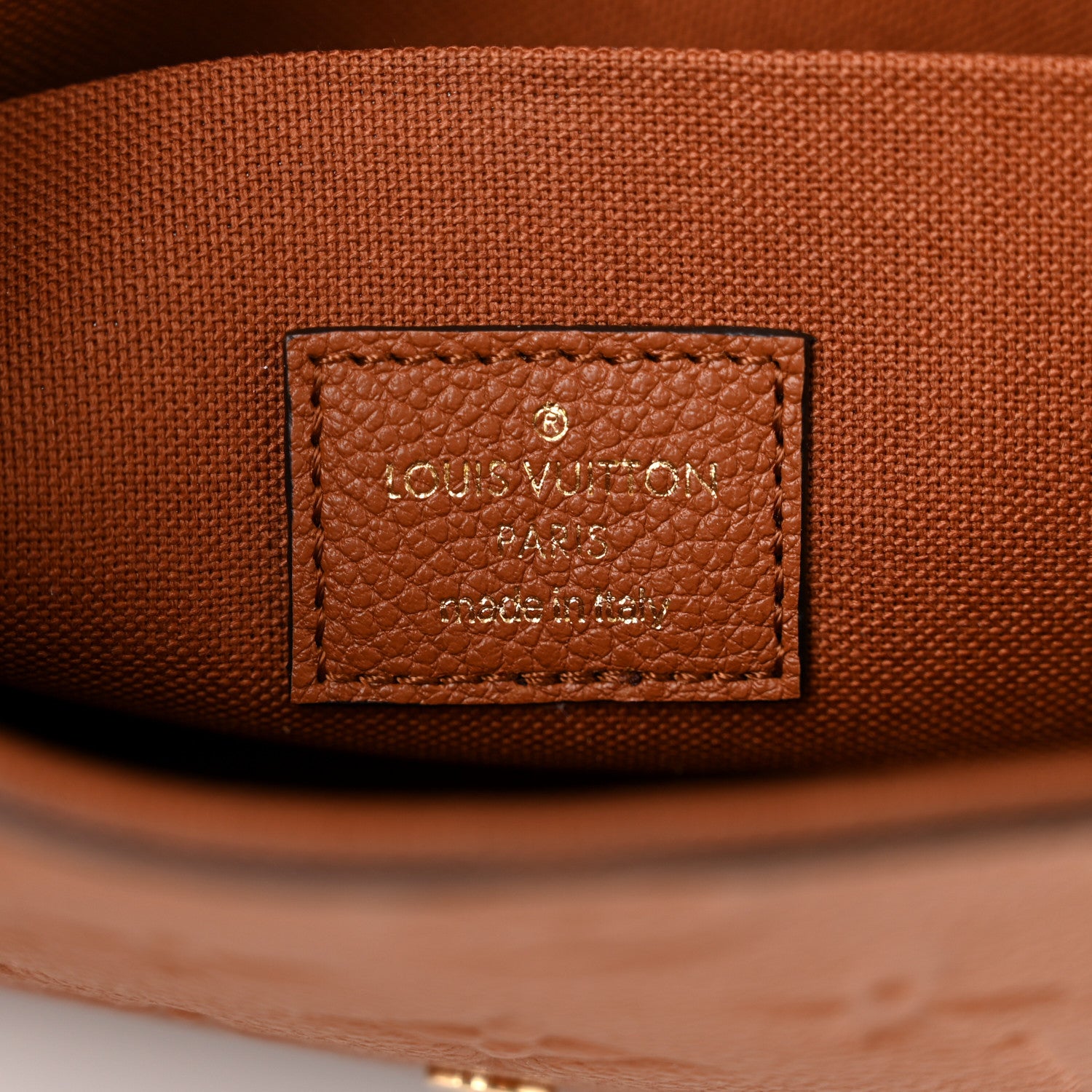 Louis Vuitton Empreinte Pochette Felicie Chain Wallet Cognac 7 of 11