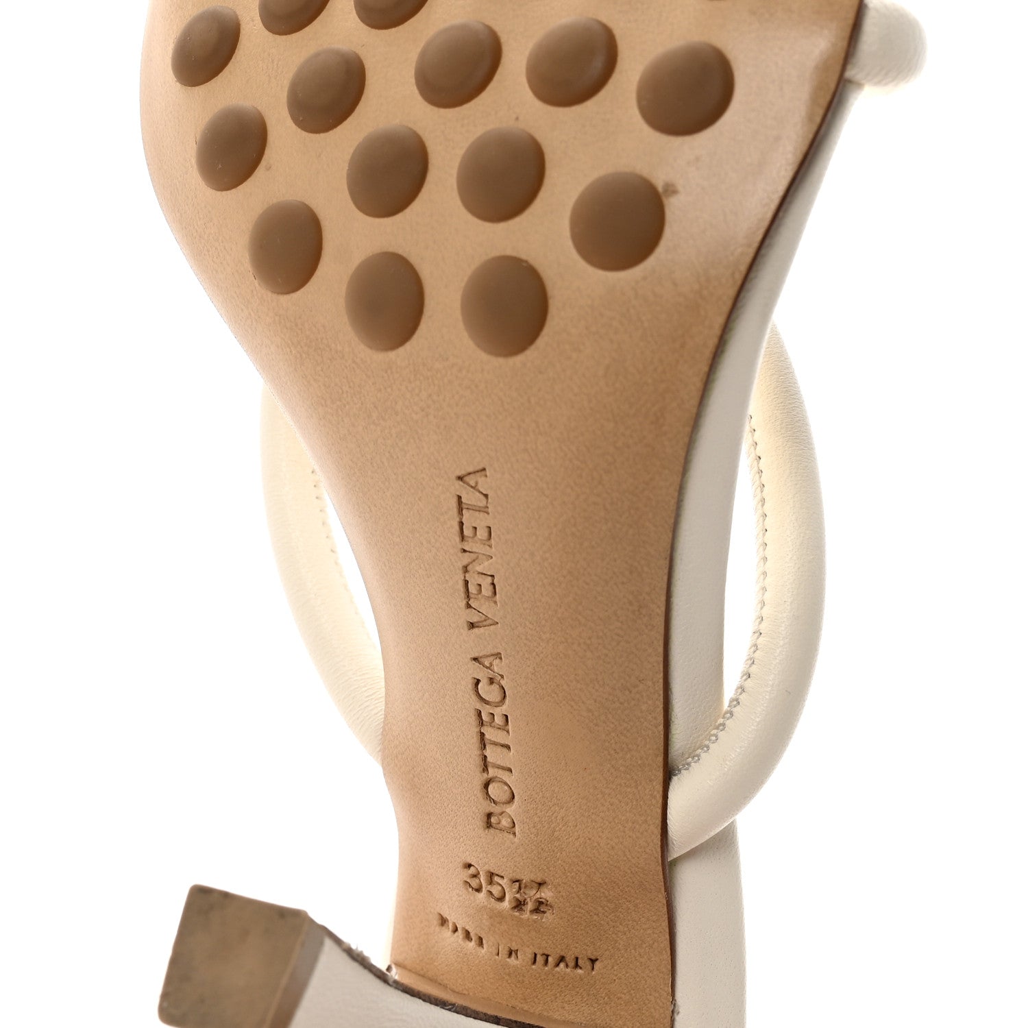 Bottega Veneta Lambskin Blink Knot Mule Sandals 35.5 White 13 of 18