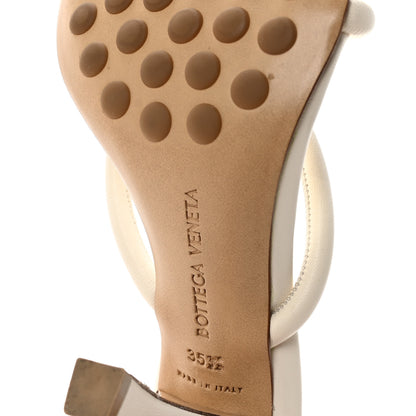 Bottega Veneta Lambskin Blink Knot Mule Sandals 35.5 White 13 of 18