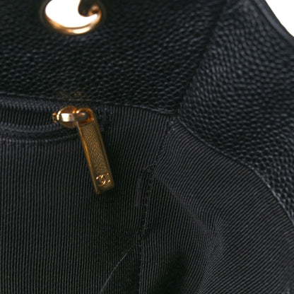 Chanel Caviar Quilted Petit Shopping Tote PST Black 12 of 16
