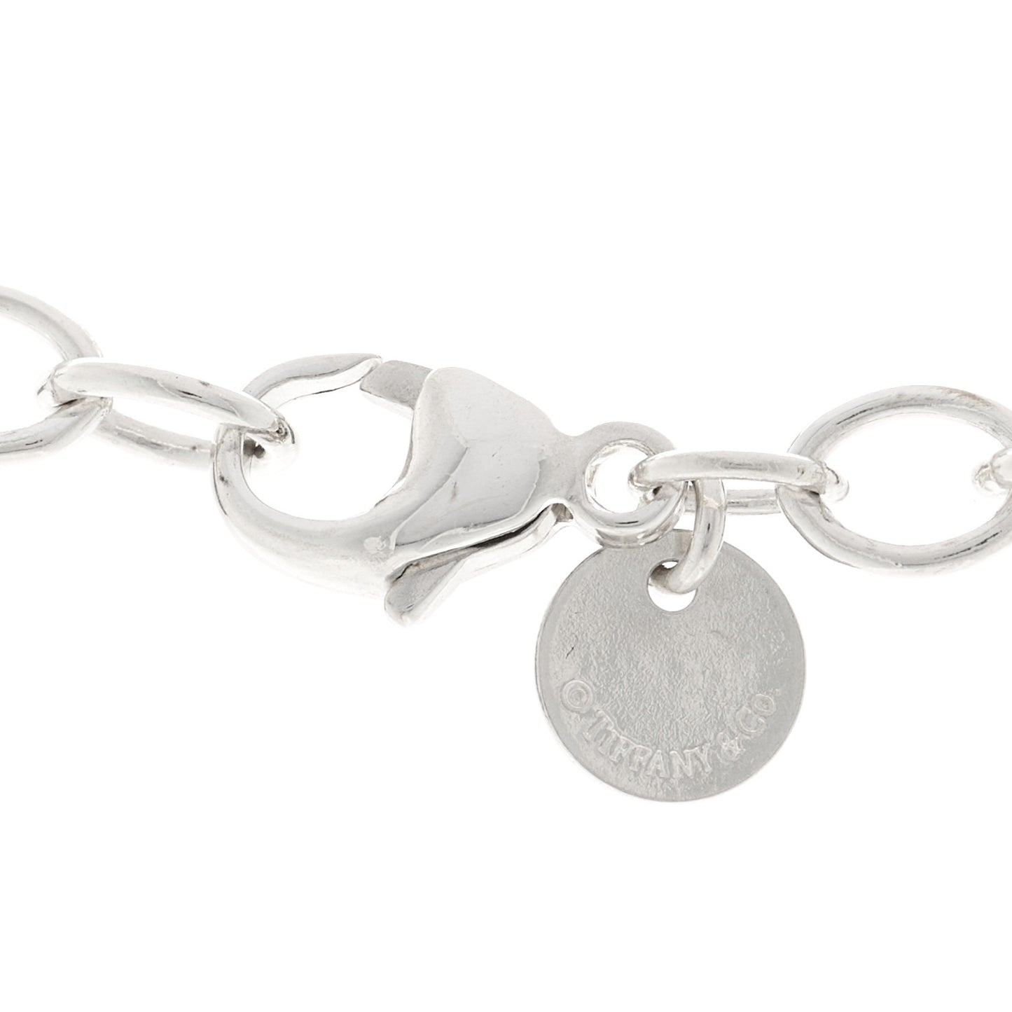 Sterling Silver Narrow Infinity Link Necklace