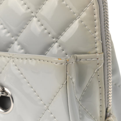 Chanel Vinyl Quilted In the Business Camera Case Light Grey 12 of 15
