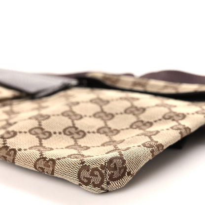 Gucci GG Monogram Double Pocket Belt Bag Dark Brown 9 of 9