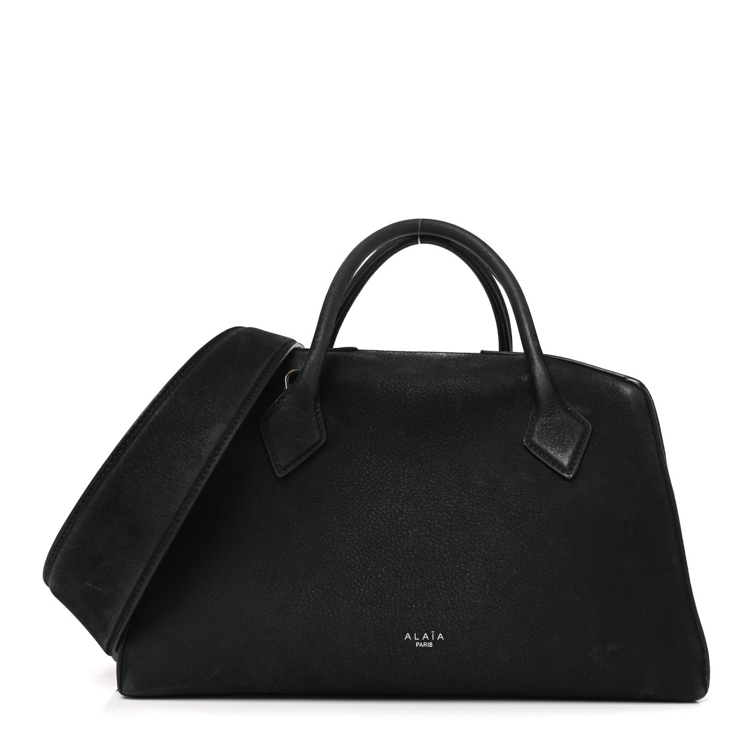 Alaia Nubuck Bowler Bag Anthracite 1 of 9
