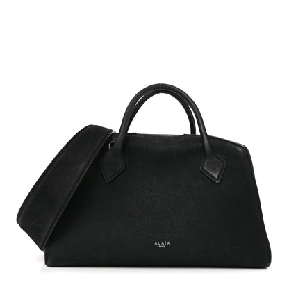 Alaia Nubuck Bowler Bag Anthracite 1 of 9