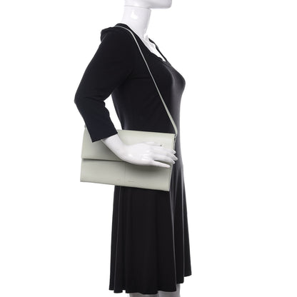 Celine Calfskin Folded Clutch With Strap Jade 2 of 12