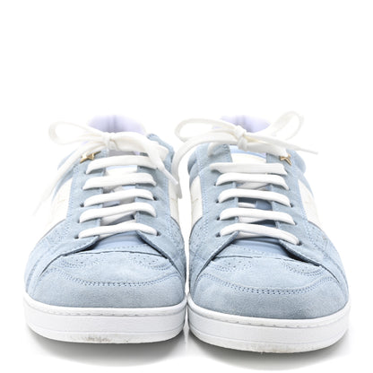 Christian Dior Calfskin Suede Dior Star Low Top Sneakers 38 Blue 3 of 9