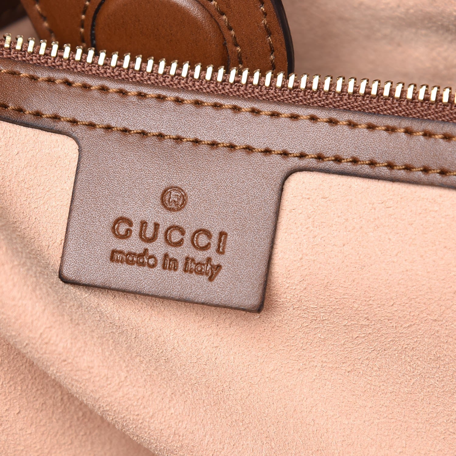 Gucci Soft GG Supreme Monogram Medium Crossbody Tote Beige Cuir 7 of 9