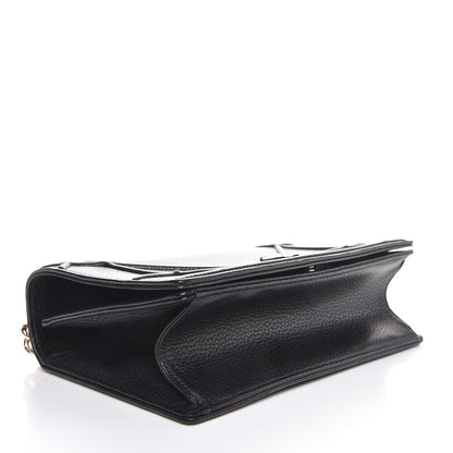Christian Dior Grained Calfskin Medium Diorama Flap Bag Black 4 of 8