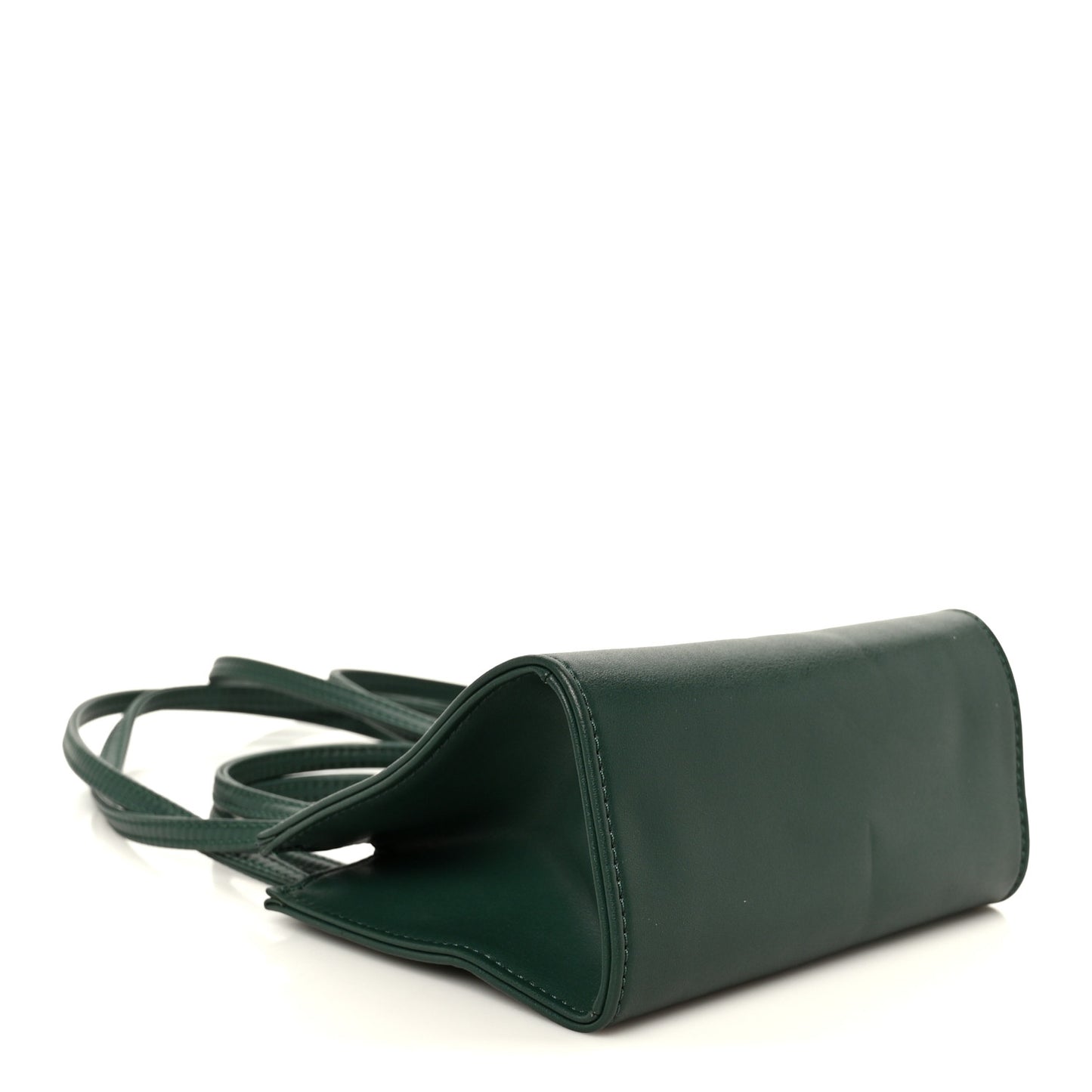 Vegan Leather Small Shopping Bag Leaf