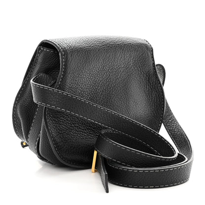 Chloe Calfskin Mini Marcie Round Crossbody Bag Black 3 of 10