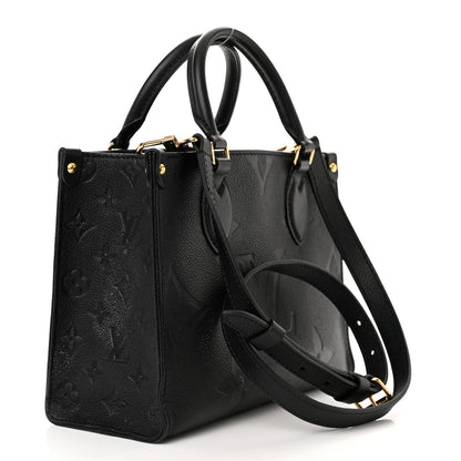 Louis Vuitton Empreinte Monogram Giant Onthego PM Black 3 of 15