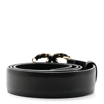 Chanel Lambskin CC Chain Belt 85 34 Black 2 of 7