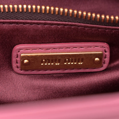Miu Miu Nappa Matelasse Biker Tote Bruyere 6 of 10