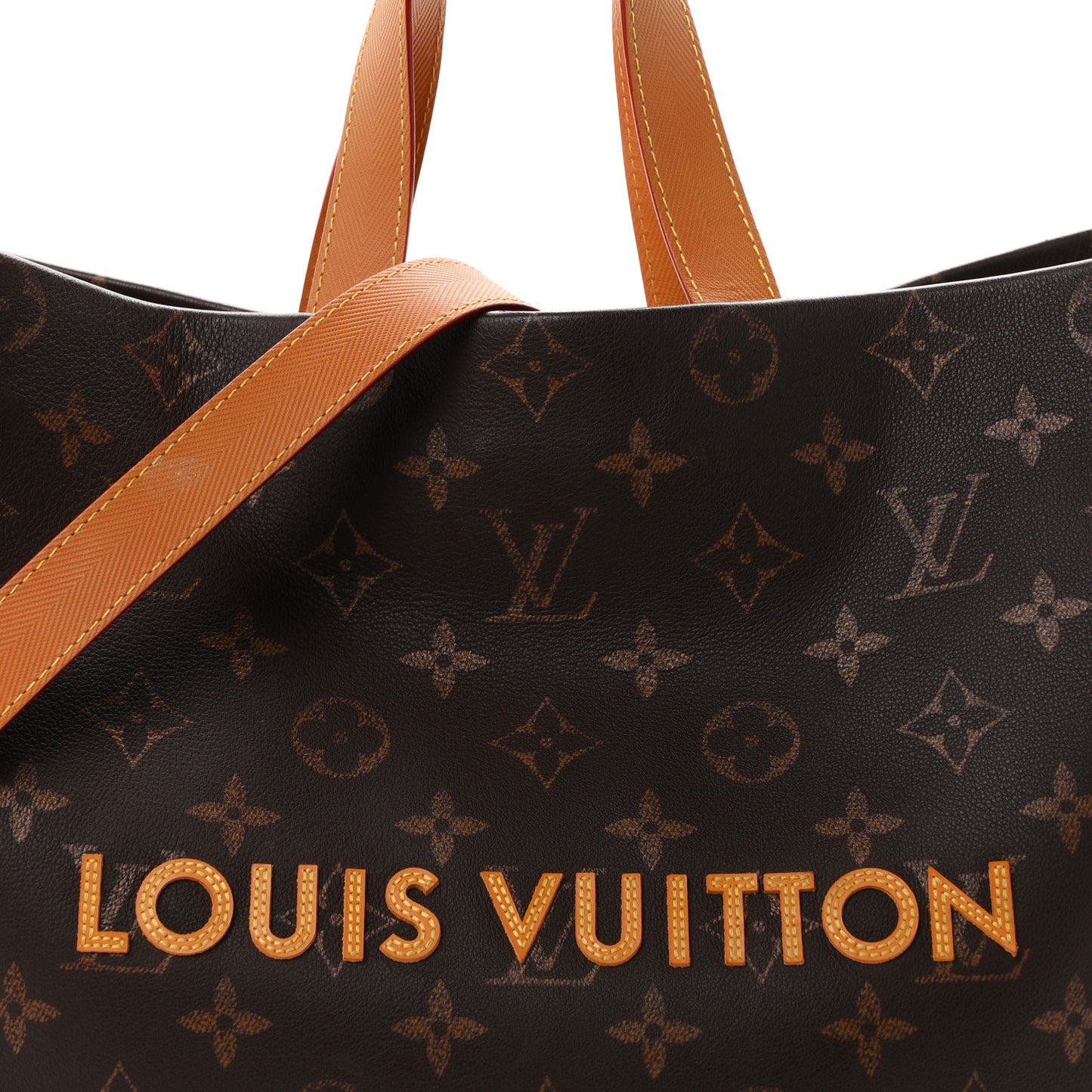 Calfskin Monogram Shopper Tote MM