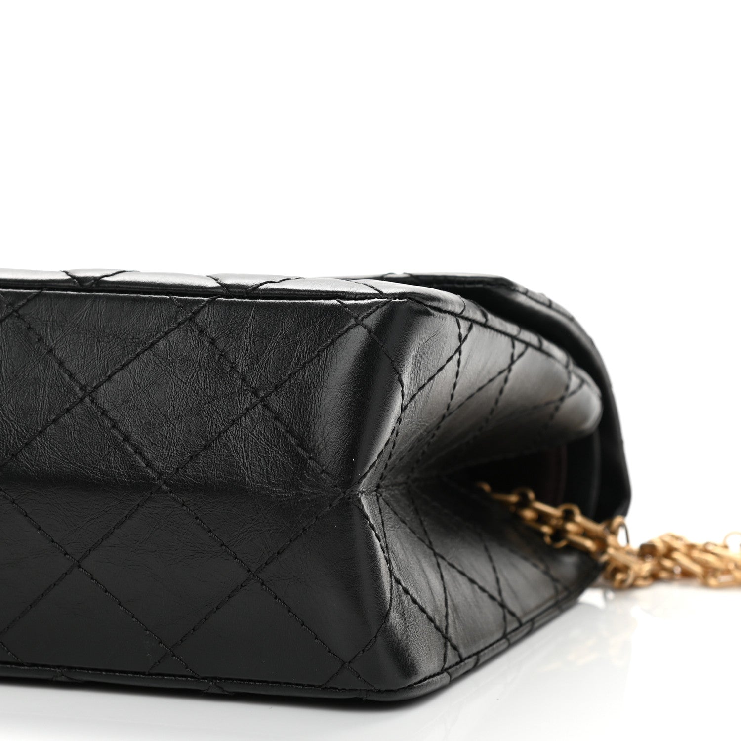 Chanel Aged Calfskin Quilted 2.55 Reissue 226 Flap Black 9 of 13