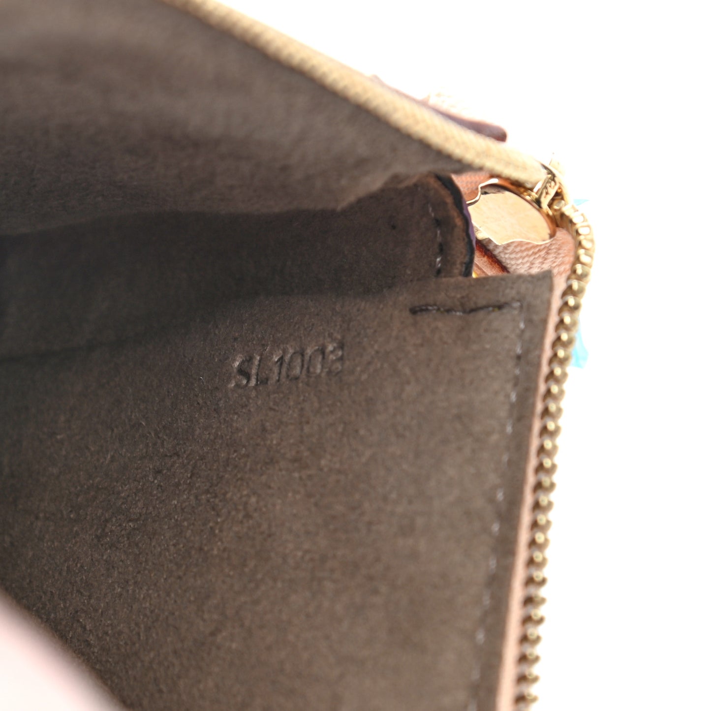 Monogram Multicolor Pochette Accessories Black