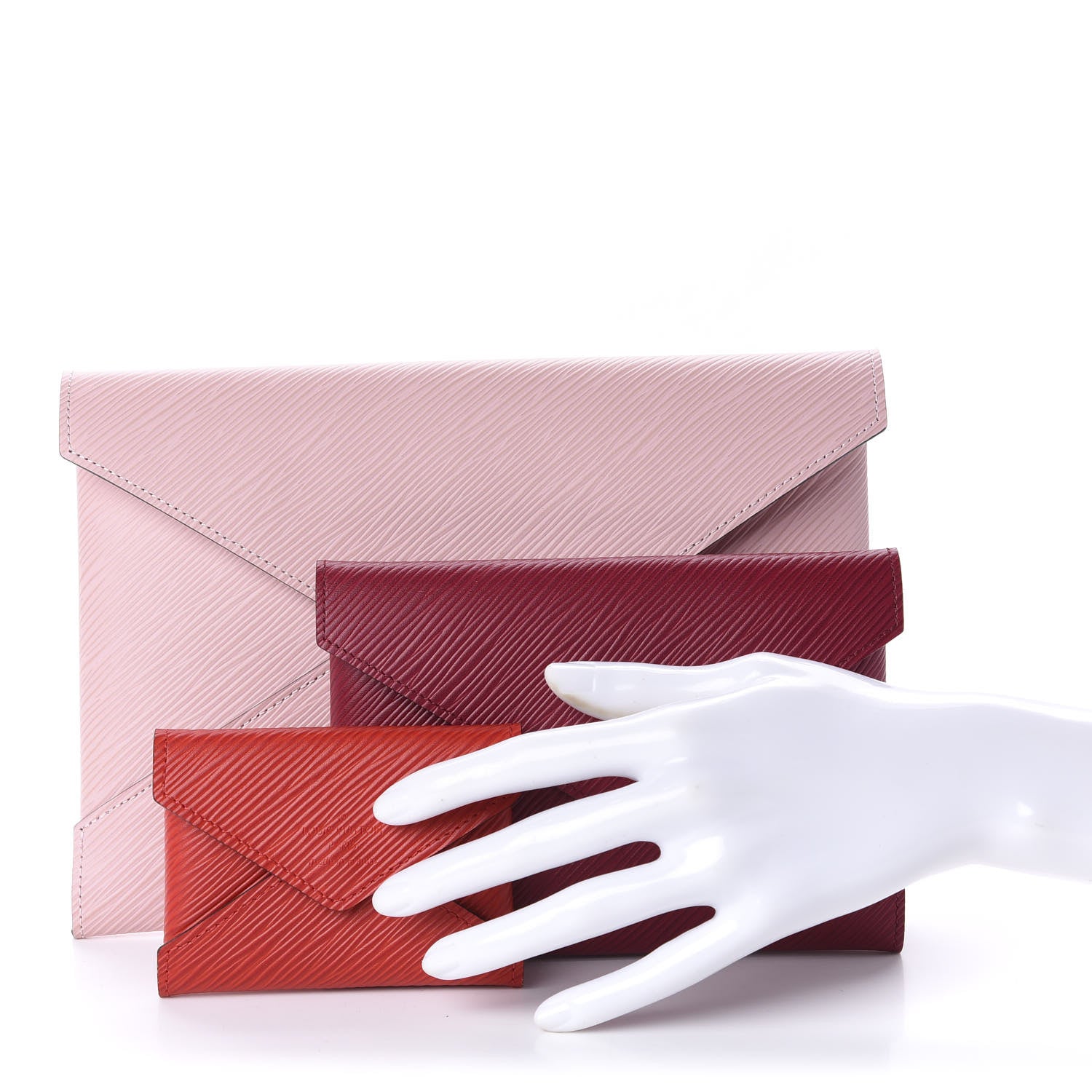 Louis Vuitton Epi Kirigami Pochette Set Rose Ballerine Fuchsia Coquelicot 2 of 12