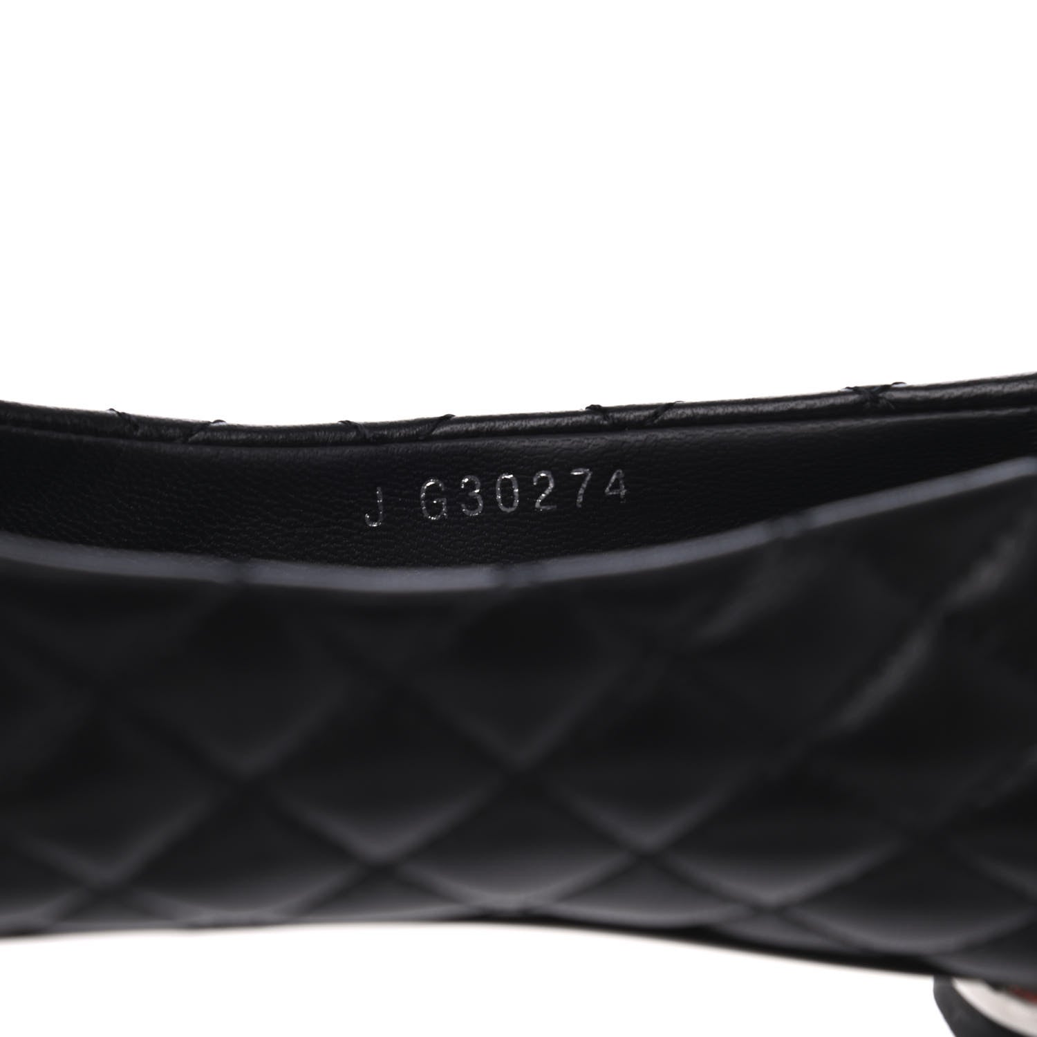 Chanel Lambskin Quilted CC Cap Toe Ballerina Flats 36.5 Black 8 of 18