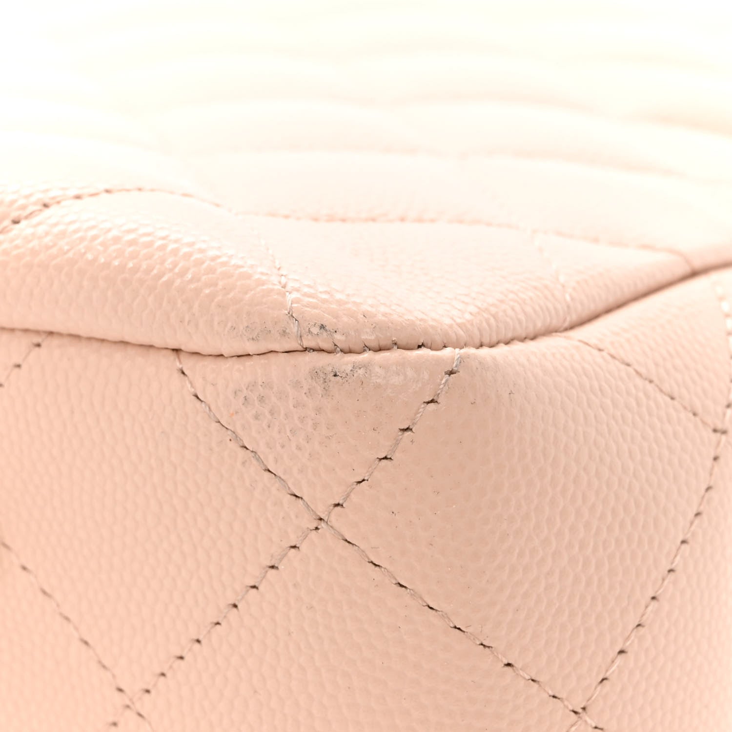 Chanel Caviar Quilted Large Classic Shopping Tote Light Beige 12 of 12