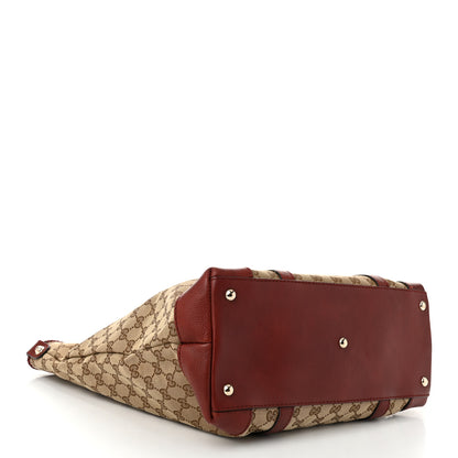 Gucci Monogram Large Marrakech Tote Red 4 of 11