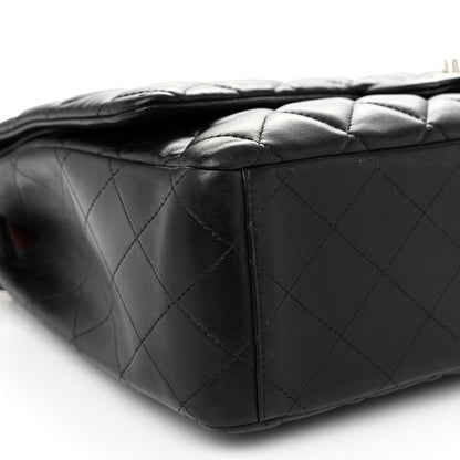Chanel Lambskin Quilted Maxi Double Flap Black 9 of 11
