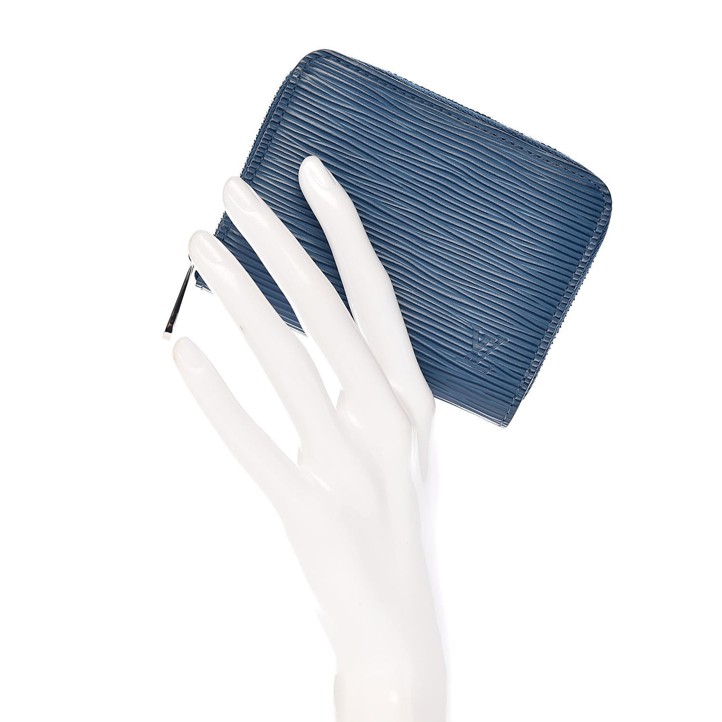 Epi Zippy Coin Purse Saphir