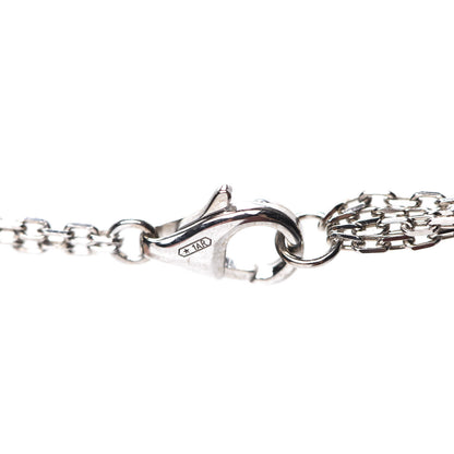 Cartier 18K White Gold 2 Diamond LOVE Necklace 4 of 5