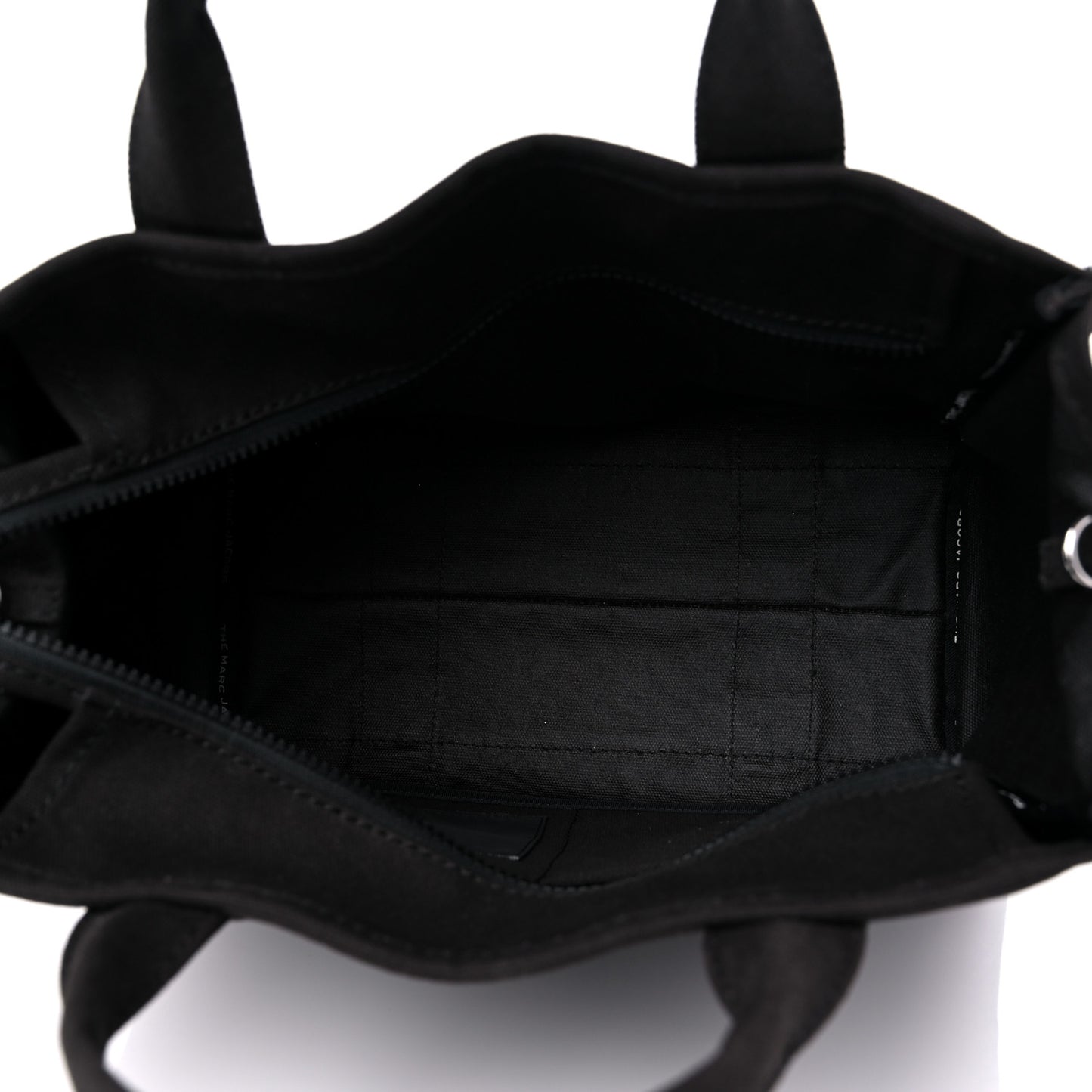 Cotton Canvas Medium The Traveler Tote Bag Black