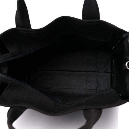 Marc Jacobs Cotton Canvas Medium The Traveler Tote Bag Black 5 of 13