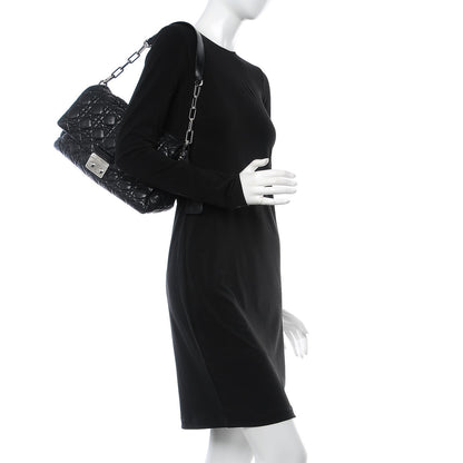 Christian Dior Lambskin Cannage New Lock Flap Black 2 of 6