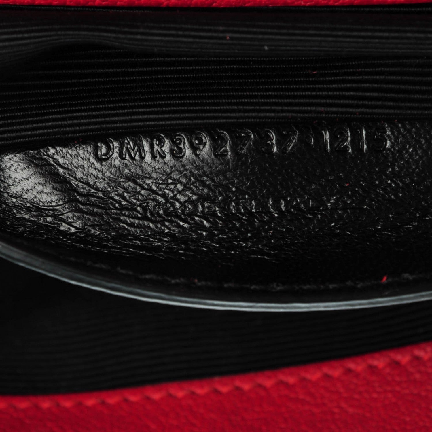 Saint Laurent Sheepskin Matelasse Chevron Monogram Medium College Bag Rouge 7 of 7