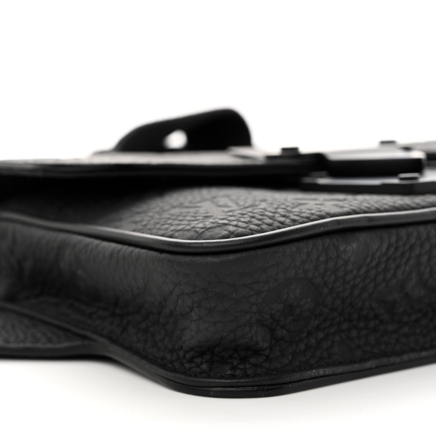 Louis Vuitton Taurillon Monogram S Lock Sling Bag Black 8 of 9