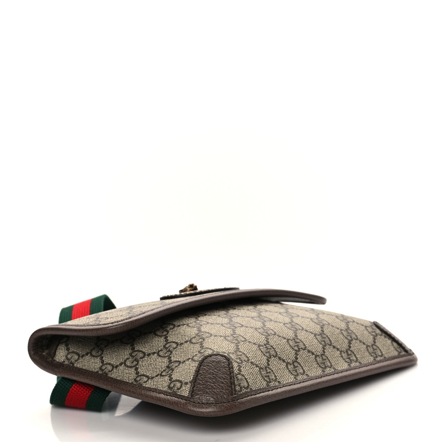 Gucci GG Supreme Monogram Neo Vintage Web Belt Bag Brown 4 of 10