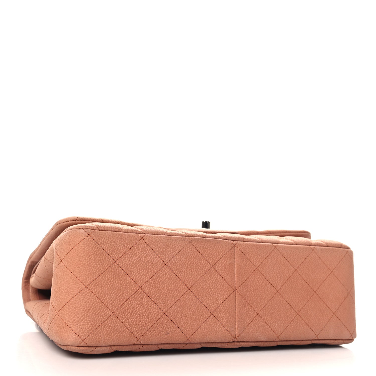 Chanel Iridescent Caviar Quilted Jumbo Double Flap Dark Beige 4 of 11