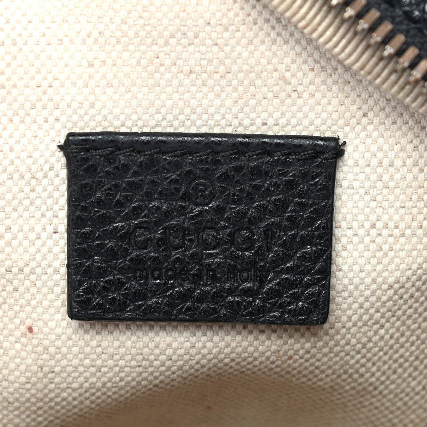 Gucci Grained Calfskin Small Logo Belt Bag Black 6 of 7