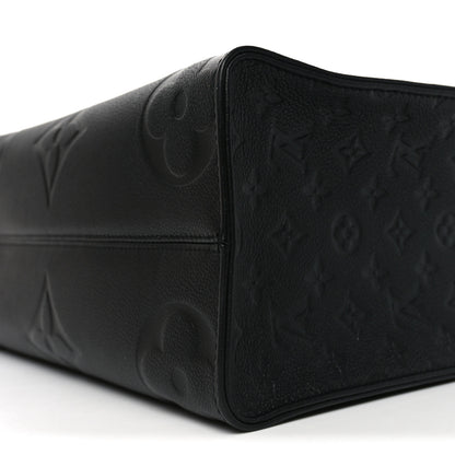 Louis Vuitton Empreinte Monogram Giant Onthego MM Black 9 of 9