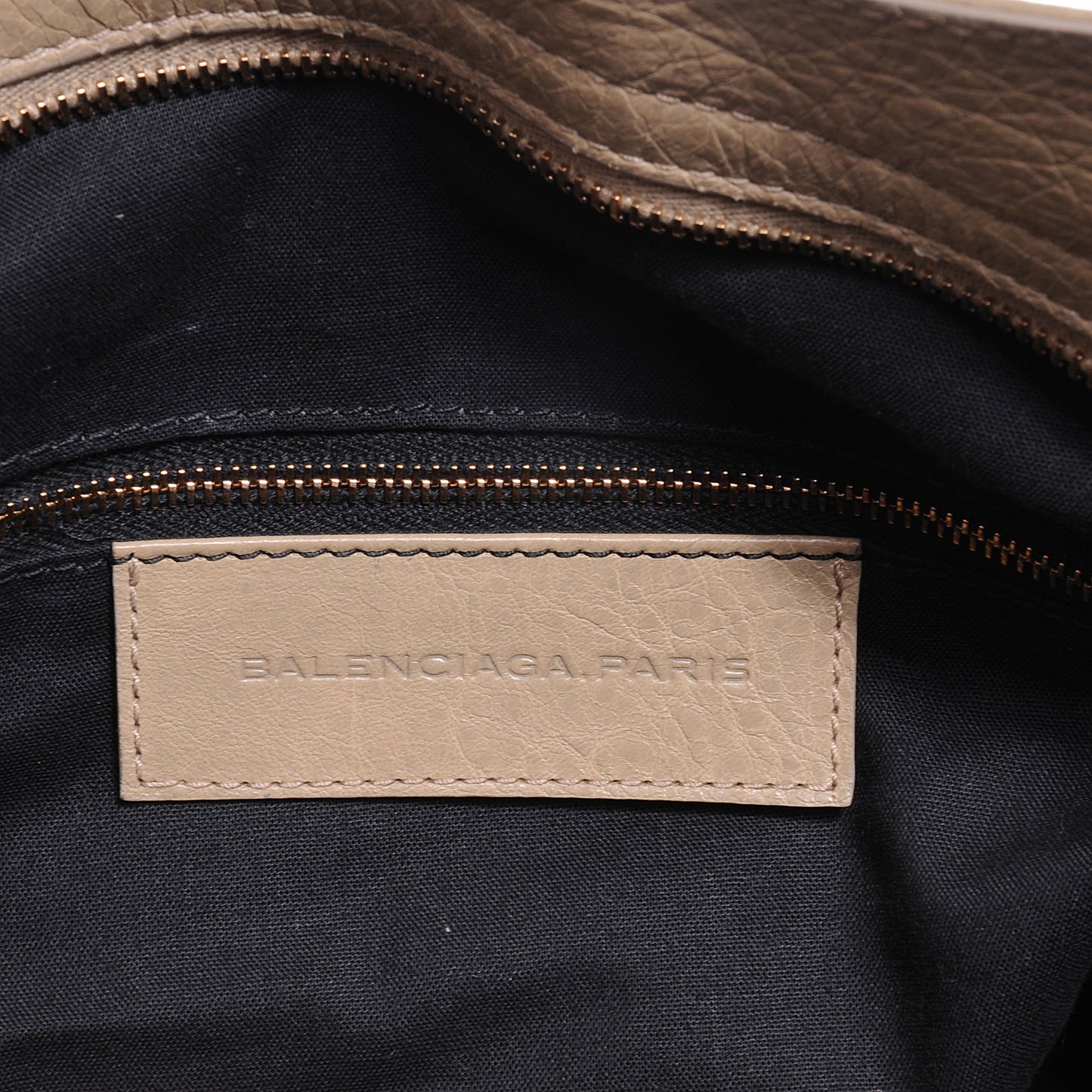 Agneau Giant 12 Rose Gold Hardware Velo Latte Beige