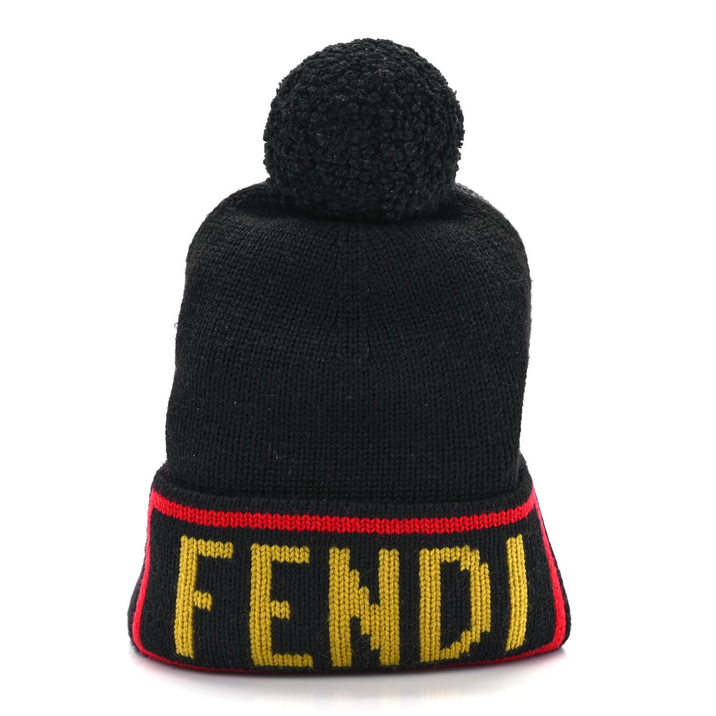Wool Logo Beanie Black Multicolor
