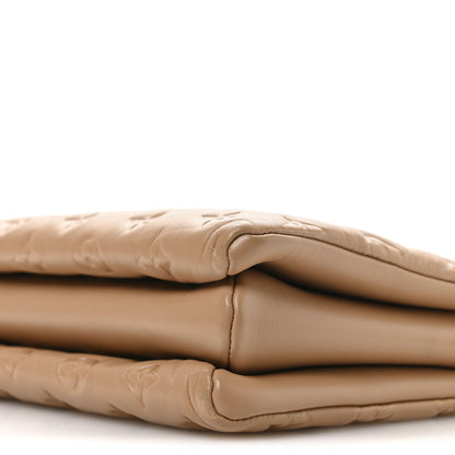 Louis Vuitton Lambskin Embossed Monogram Coussin PM Camel 8 of 8