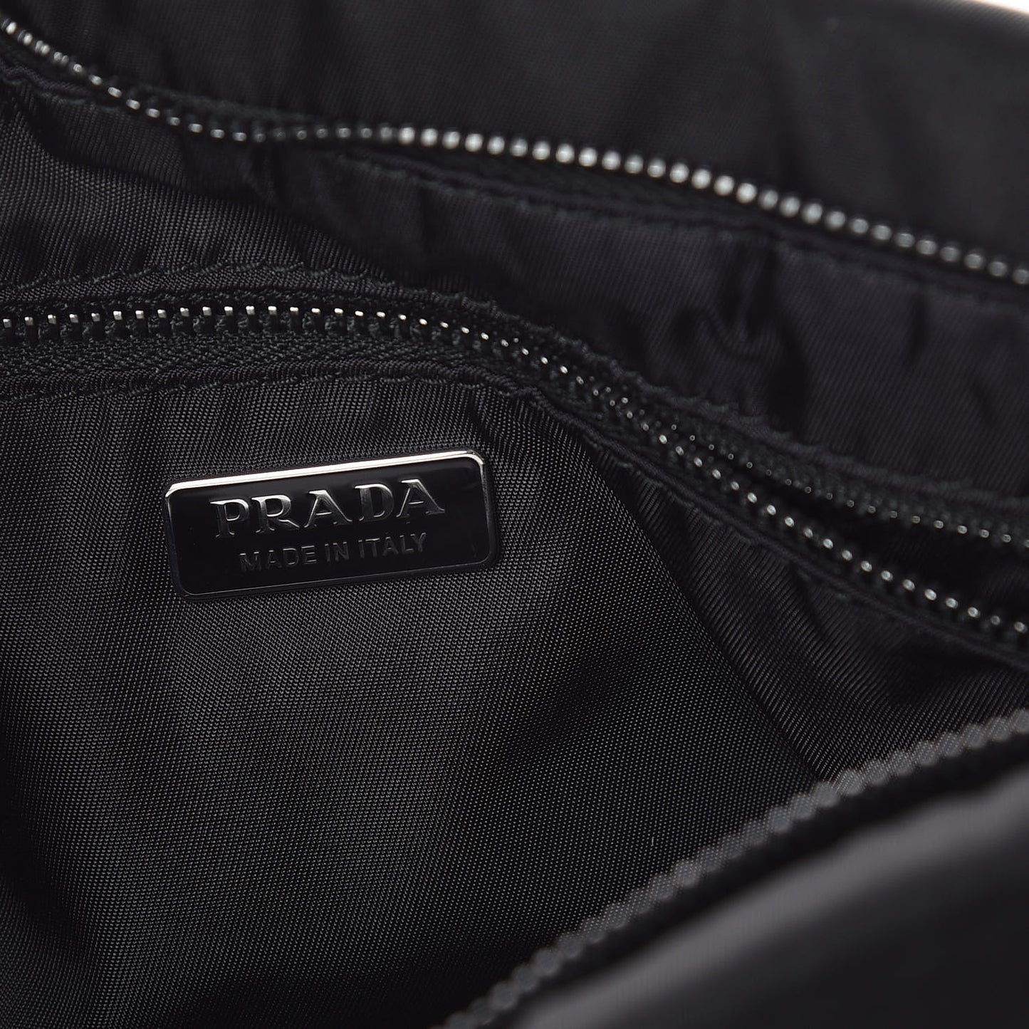 Tessuto Nylon Crossbody Bag Black