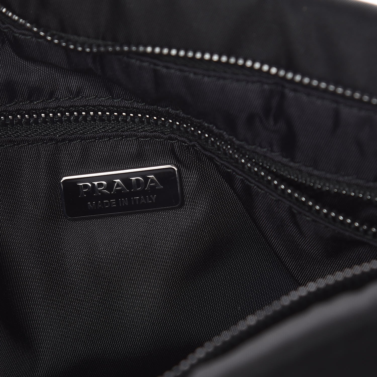 Prada Tessuto Nylon Crossbody Bag Black 8 of 9