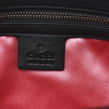 Gucci Velvet Matelasse Medium GG Marmont Shoulder Bag Black 6 of 10
